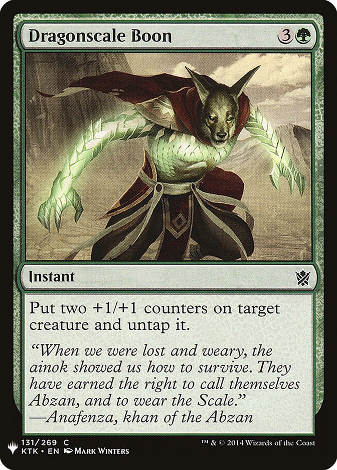 Dragonscale Boon [Mystery Booster] Magic: The Gathering