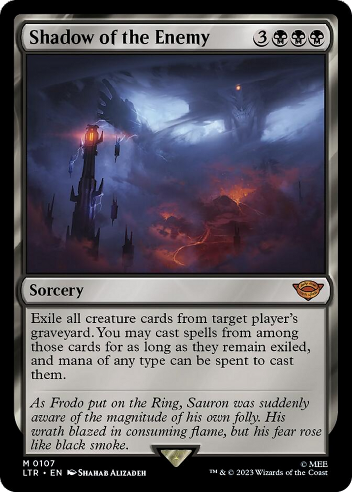 Shadow of the Enemy [The Lord of the Rings: Tales of Middle-Earth] Magic: The Gathering