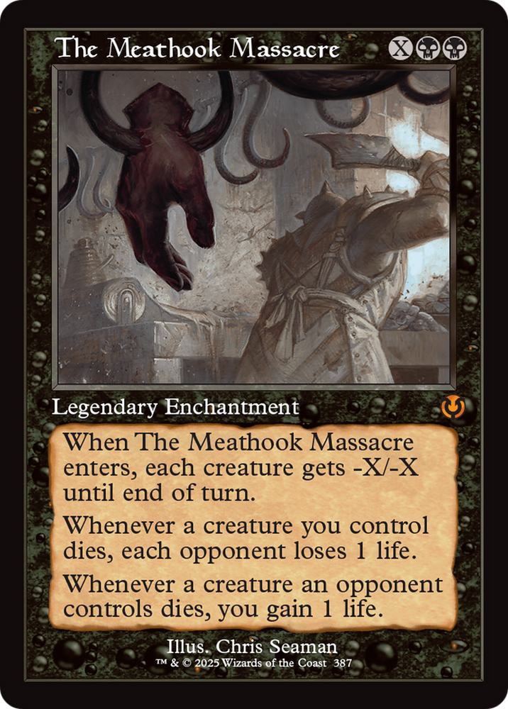 The Meathook Massacre (Retro Frame) [Innistrad Remastered] Magic: The Gathering