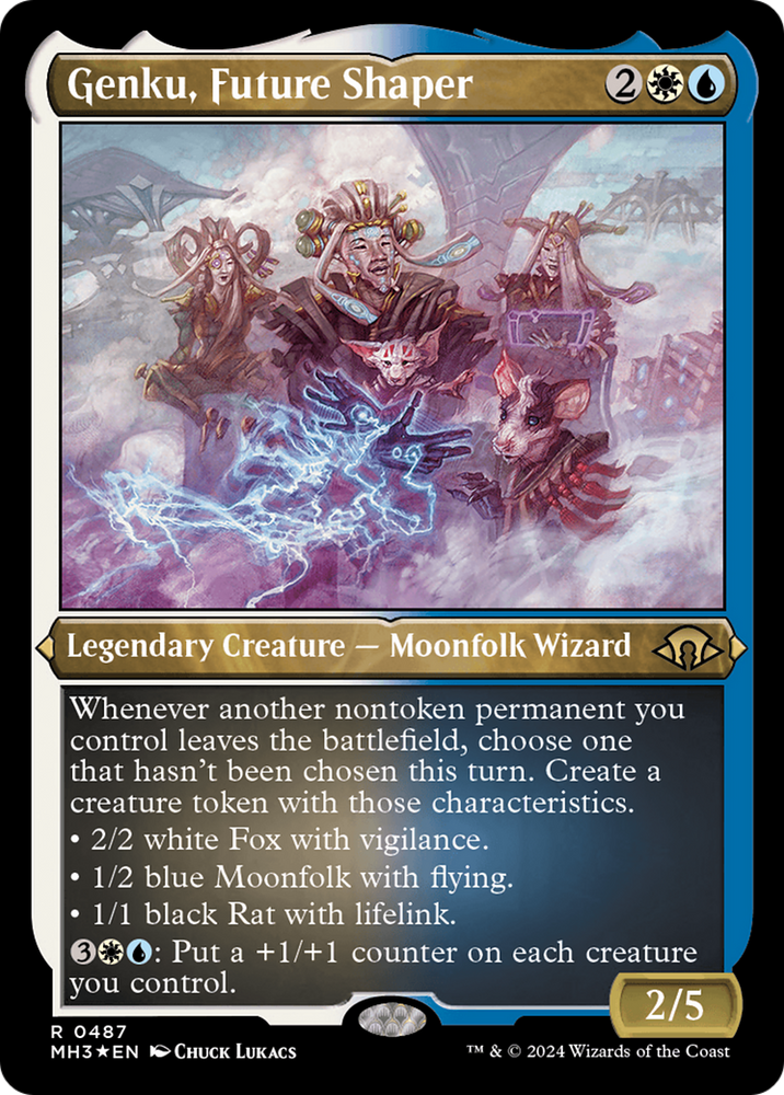 Genku, Future Shaper (Foil Etched) [Modern Horizons 3] Magic: The Gathering