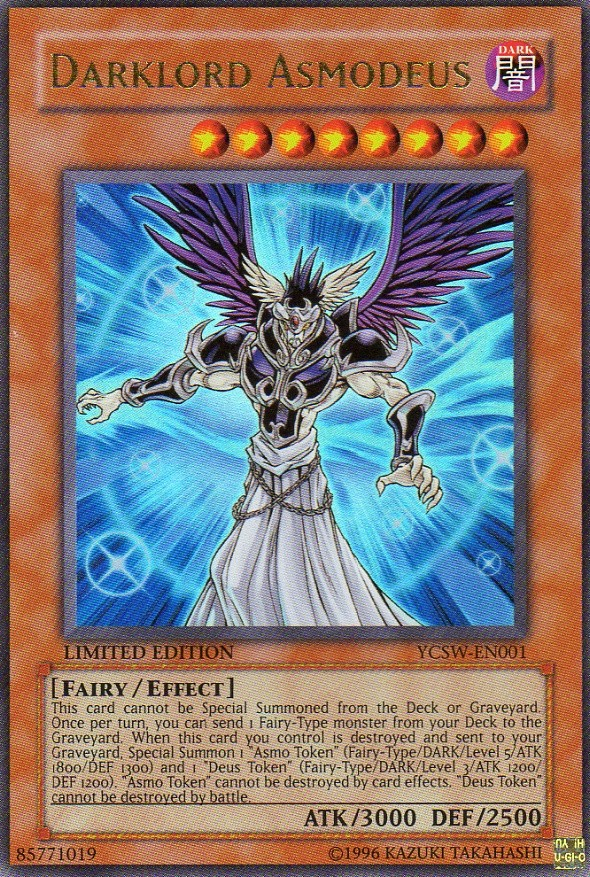 Darklord Asmodeus [YCSW-EN001] Ultra Rare Yu-Gi-Oh!
