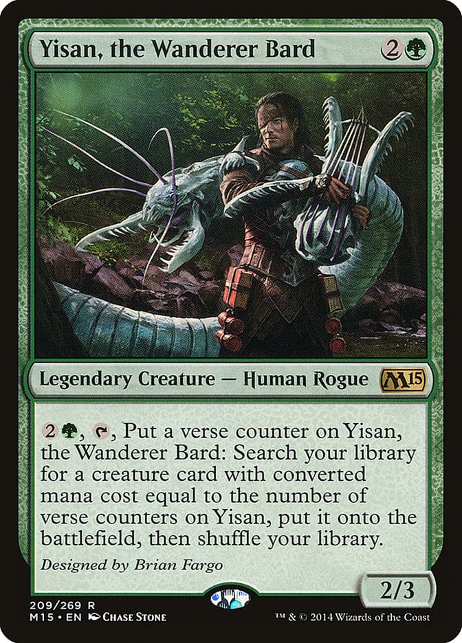 Yisan, the Wanderer Bard [Magic 2015] Magic: The Gathering