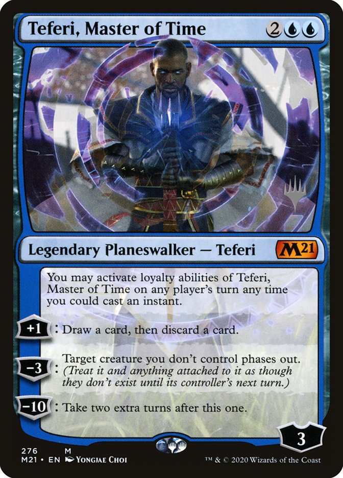 Teferi, Master of Time (Promo Pack) (276) [Core Set 2021 Promos] Magic: The Gathering