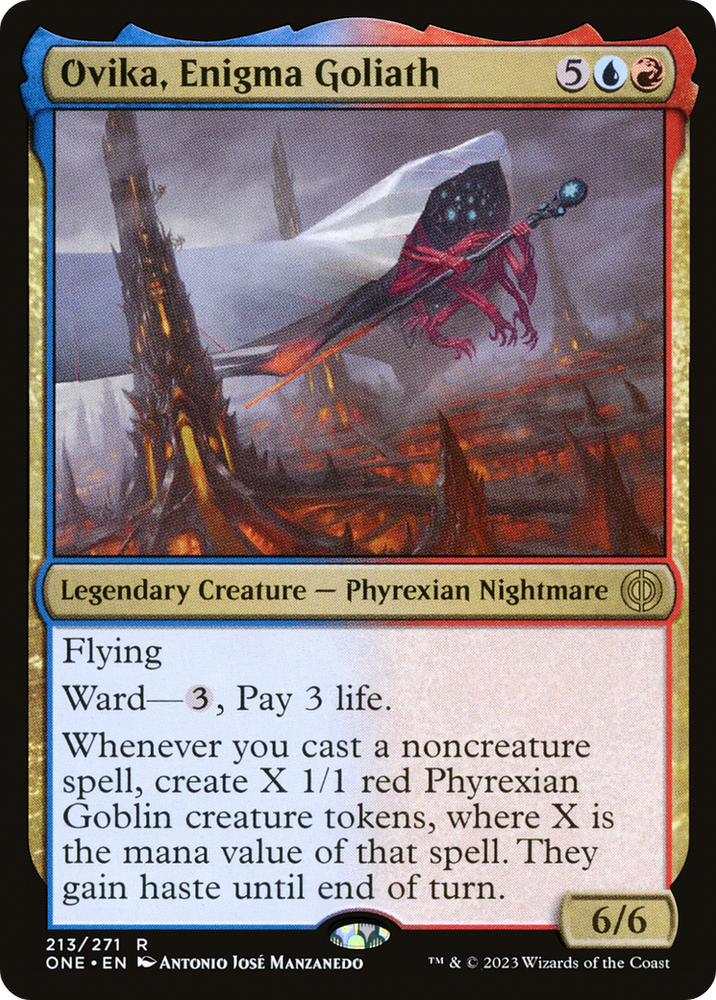 Ovika, Enigma Goliath [Phyrexia: All Will Be One] Magic: The Gathering