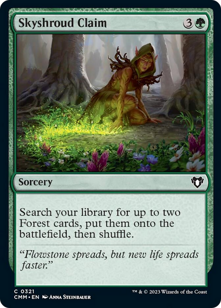 Skyshroud Claim [Commander Masters] Magic: The Gathering
