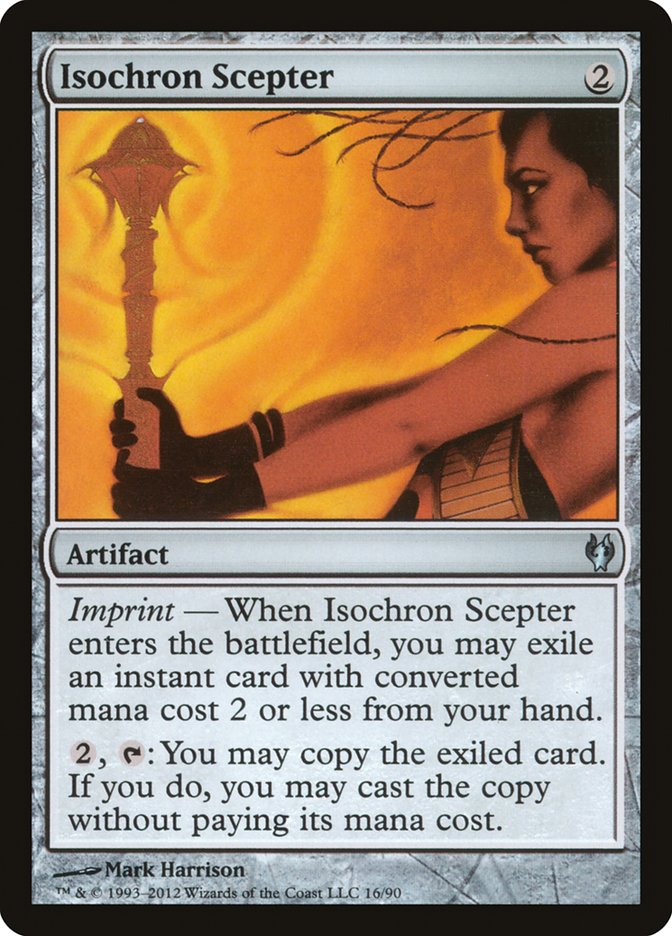 Isochron Scepter [Duel Decks: Izzet vs. Golgari] Magic: The Gathering