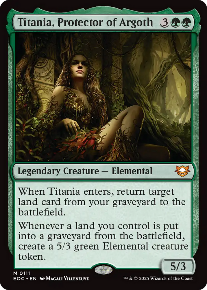 Titania, Protector of Argoth [Edge of Eternities Commander] Magic: The Gathering