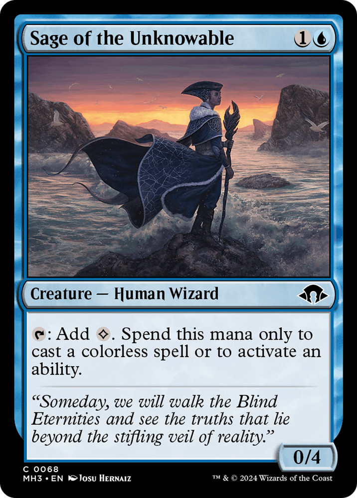 Sage of the Unknowable [Modern Horizons 3] Magic: The Gathering