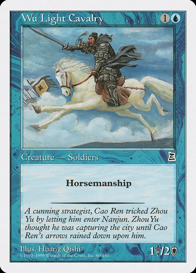 Wu Light Cavalry [Portal Three Kingdoms] Magic: The Gathering