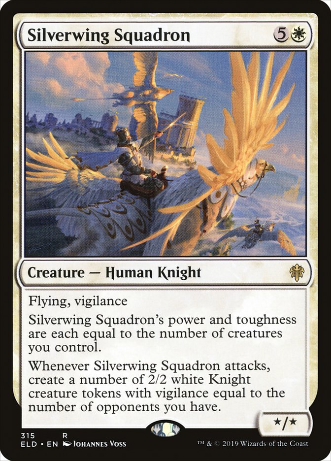 Silverwing Squadron [Throne of Eldraine] Magic: The Gathering