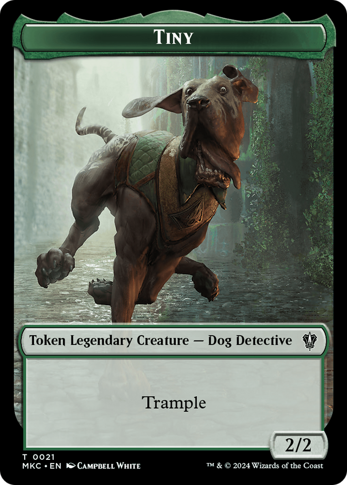Eldrazi // Tiny Double-Sided Token [Murders at Karlov Manor Commander Tokens] Magic: The Gathering