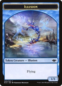 Illusion // Bear Double-Sided Token [Modern Horizons Tokens] Magic: The Gathering
