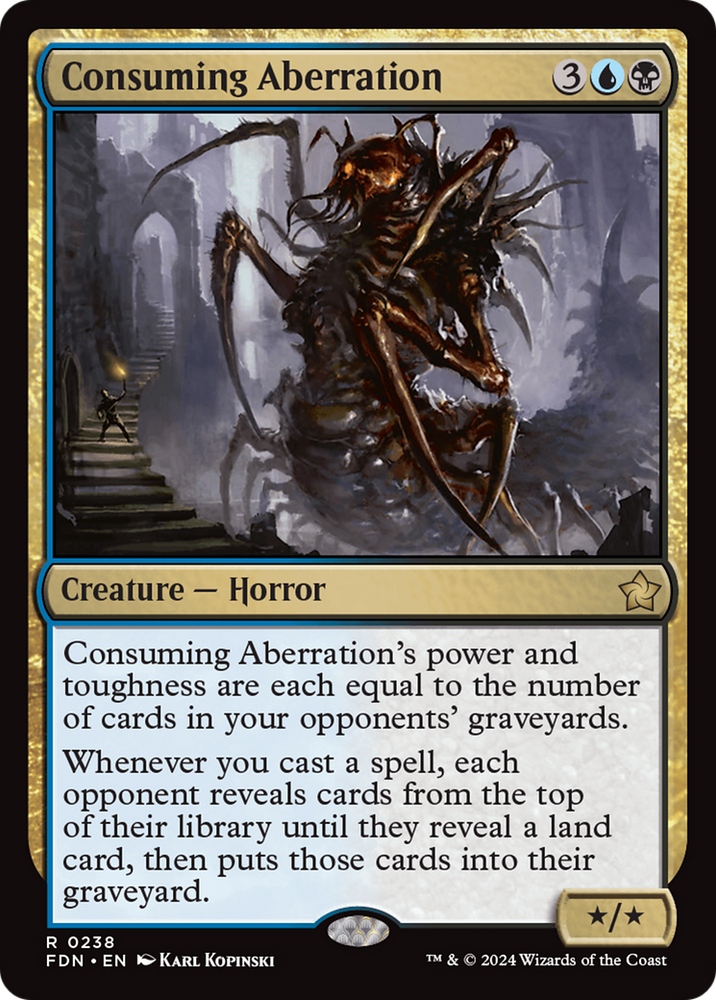 Consuming Aberration [Foundations] Magic: The Gathering