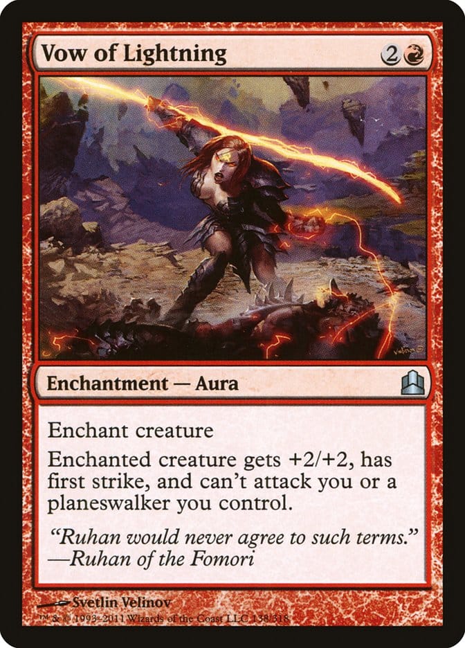 Vow of Lightning [Commander 2011] Magic: The Gathering