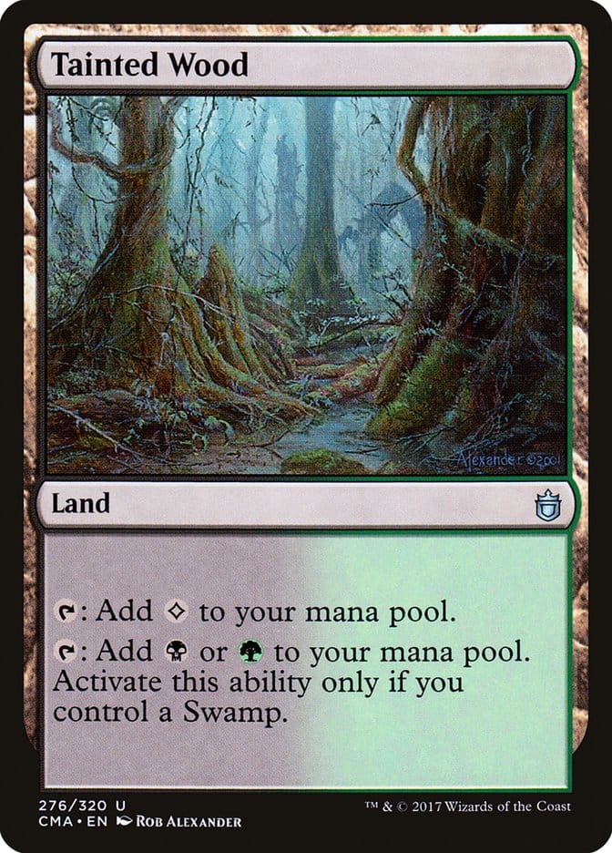 Tainted Wood [Commander Anthology] Magic: The Gathering