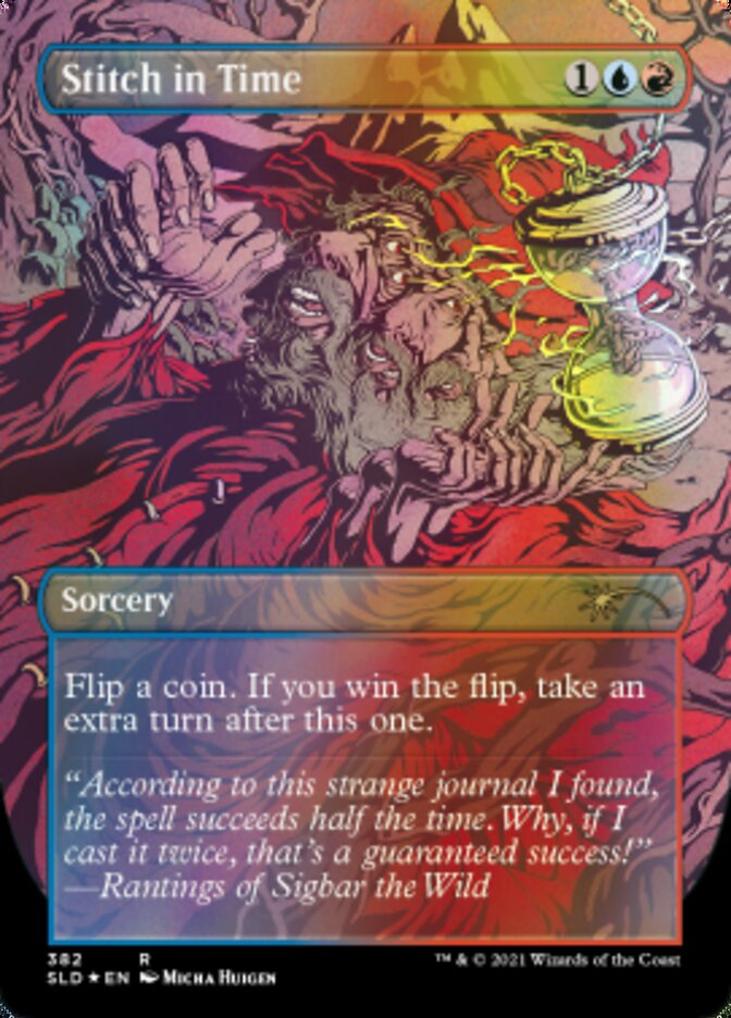 Stitch in Time // Stitch in Time (Borderless) [Secret Lair Drop Series] Magic: The Gathering