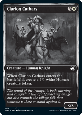 Clarion Cathars [Innistrad: Double Feature] Magic: The Gathering