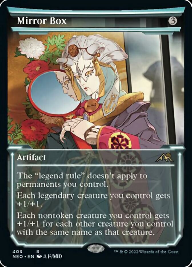 Mirror Box (Showcase Soft Glow) [Kamigawa: Neon Dynasty] Magic: The Gathering