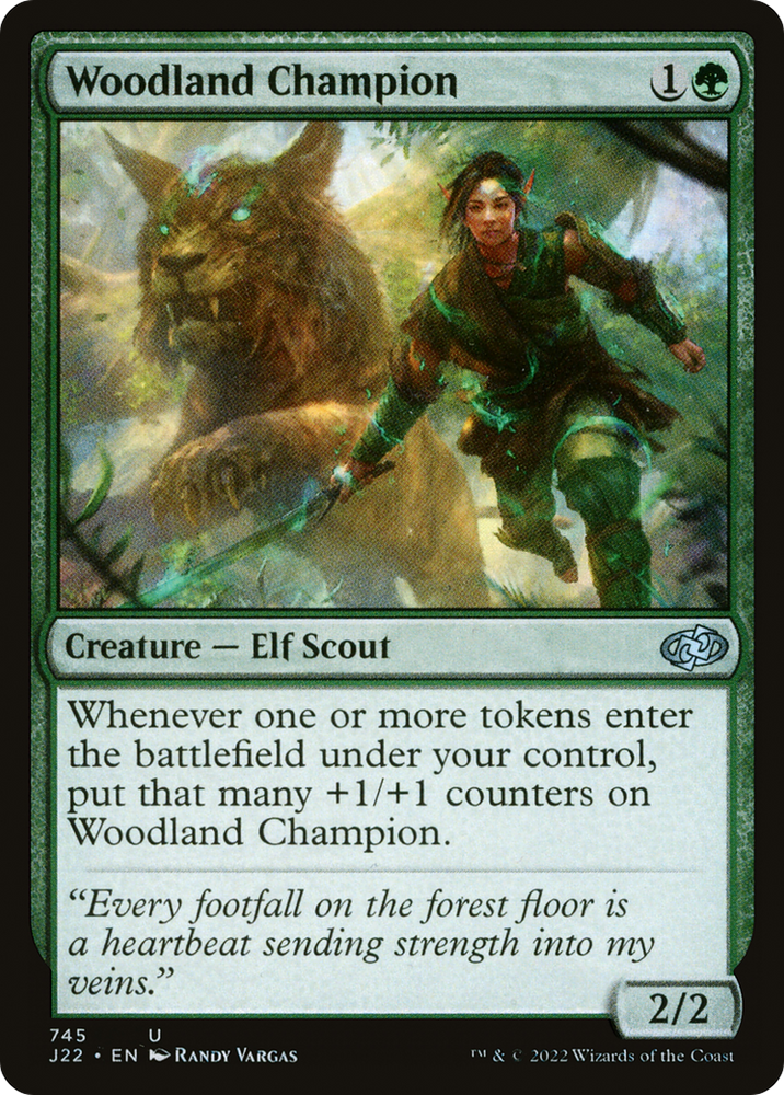 Woodland Champion [Jumpstart 2022] Magic: The Gathering
