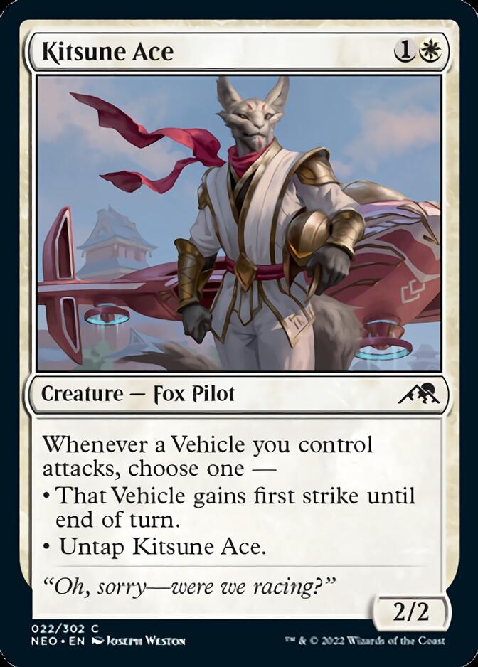 Kitsune Ace [Kamigawa: Neon Dynasty] Magic: The Gathering