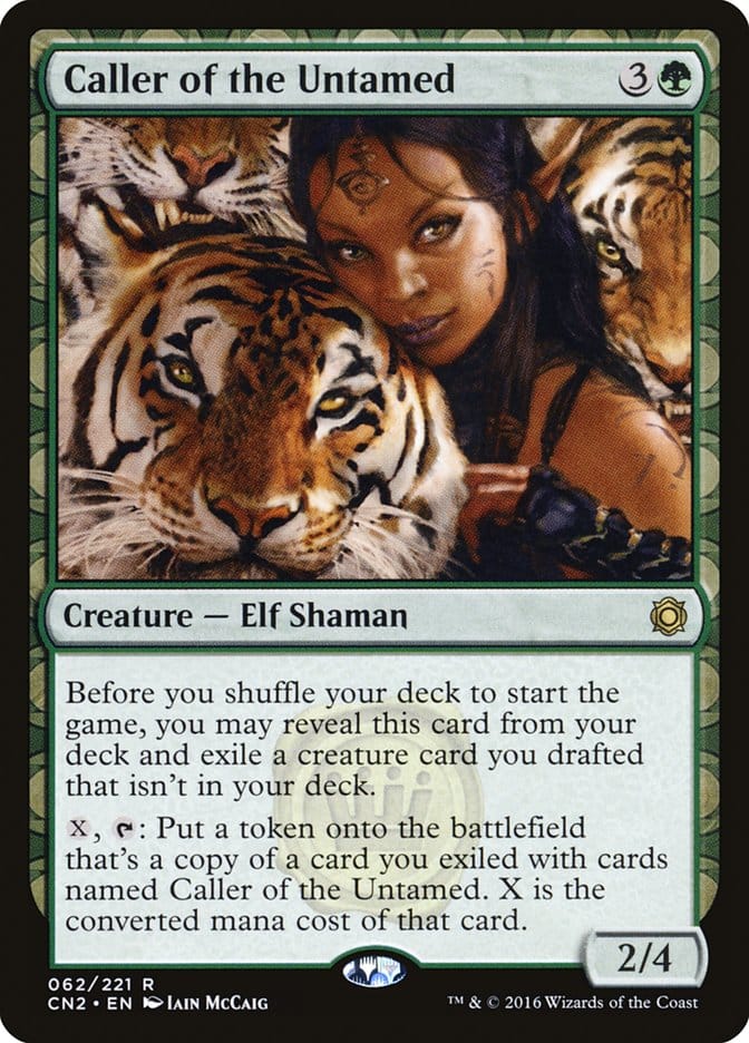 Caller of the Untamed [Conspiracy: Take the Crown] Magic: The Gathering