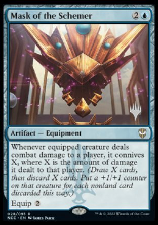 Mask of the Schemer (Promo Pack) [Streets of New Capenna Commander Promos] Magic: The Gathering