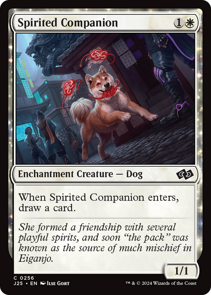 Spirited Companion [Foundations Jumpstart] Magic: The Gathering
