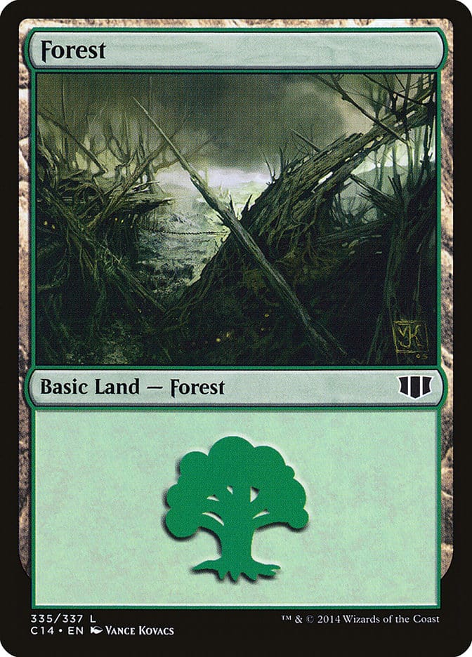 Forest (335) [Commander 2014] Magic: The Gathering
