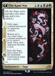 The Kami War // O-Kagachi Made Manifest [Kamigawa: Neon Dynasty Prerelease Promos] Magic: The Gathering