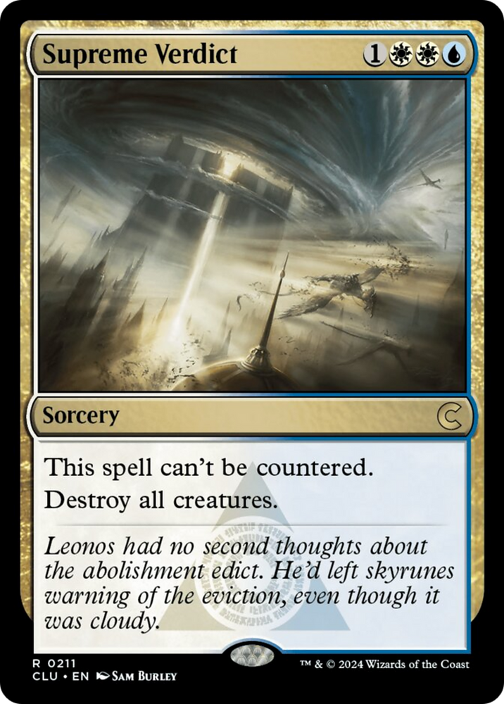 Supreme Verdict [Ravnica: Clue Edition] Magic: The Gathering