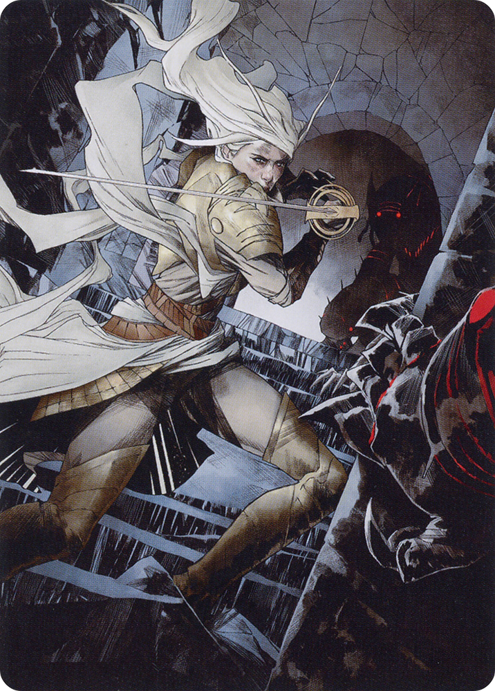 Thalia, Guardian of Thraben Art Card [March of the Machine Art Series] Magic: The Gathering