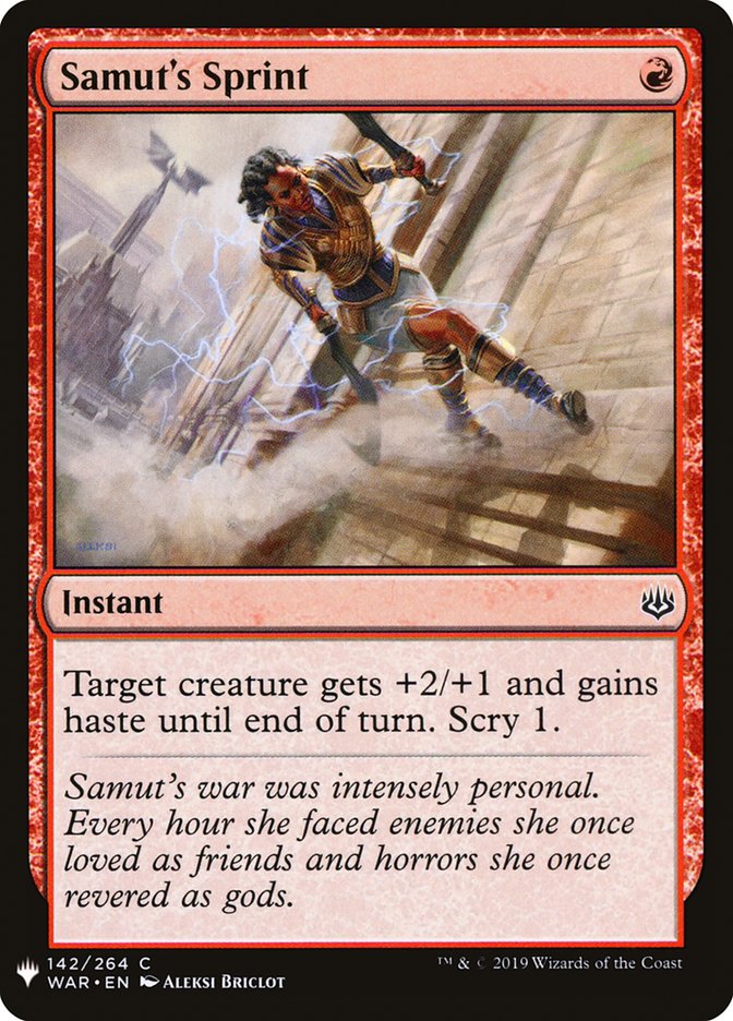 Samut's Sprint [Mystery Booster] Magic: The Gathering