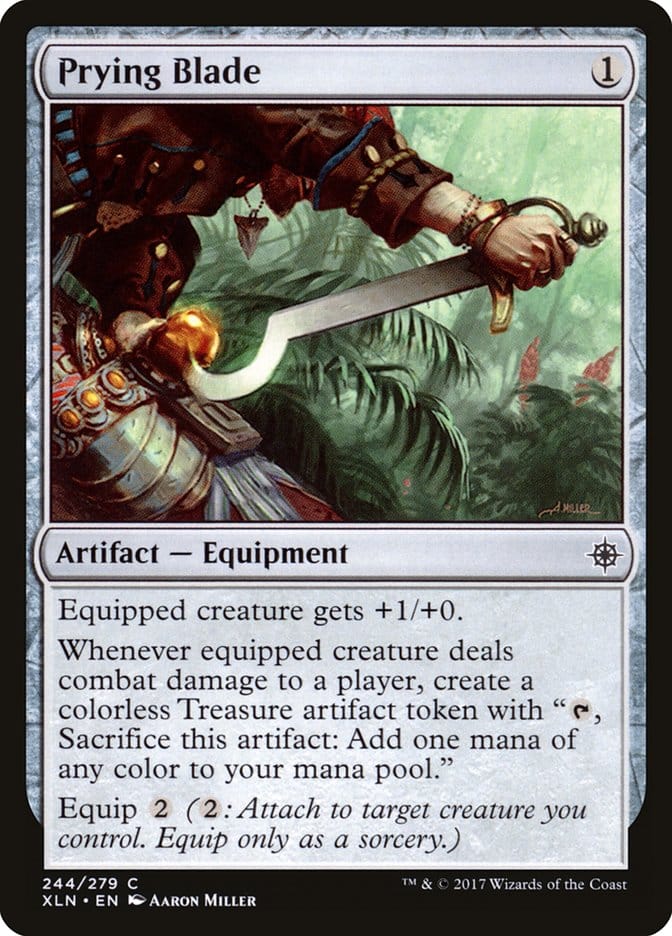 Prying Blade [Ixalan] Magic: The Gathering