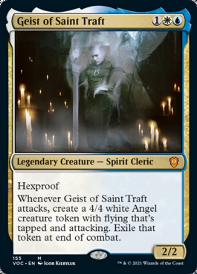 Geist of Saint Traft [Innistrad: Crimson Vow Commander] Magic: The Gathering