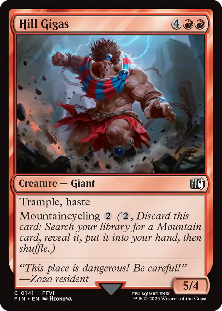 Hill Gigas [FINAL FANTASY] Magic: The Gathering