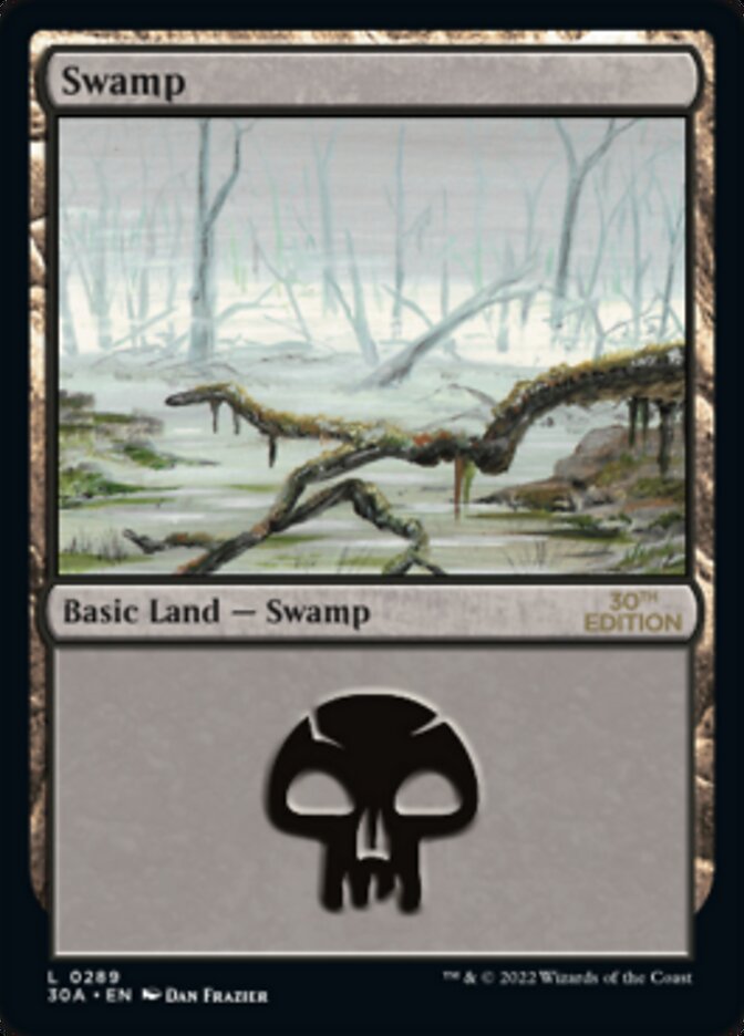 Swamp (289) [30th Anniversary Edition] Magic: The Gathering