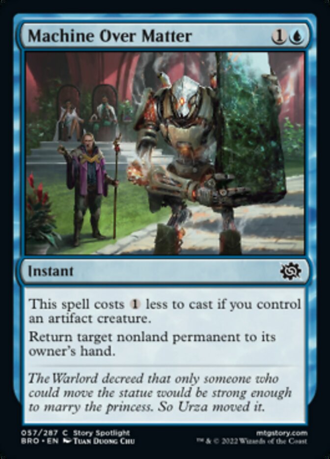 Machine Over Matter [The Brothers' War] Magic: The Gathering