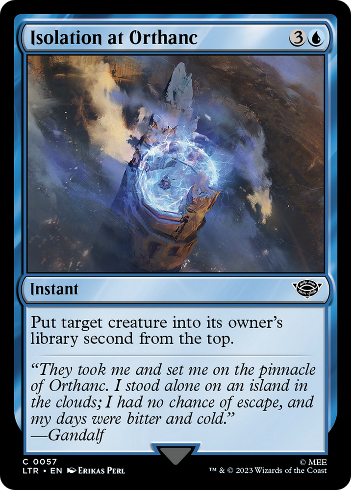 Isolation at Orthanc [The Lord of the Rings: Tales of Middle-Earth] Magic: The Gathering