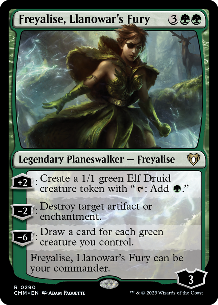 Freyalise, Llanowar's Fury [Commander Masters] Magic: The Gathering