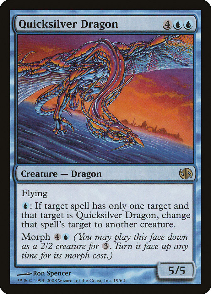 Quicksilver Dragon [Duel Decks: Jace vs. Chandra] Magic: The Gathering