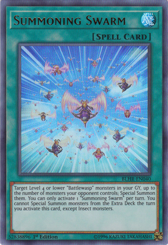 Summoning Swarm [BLHR-EN040] Ultra Rare - Yugioh Cards For Your TCG Needs!