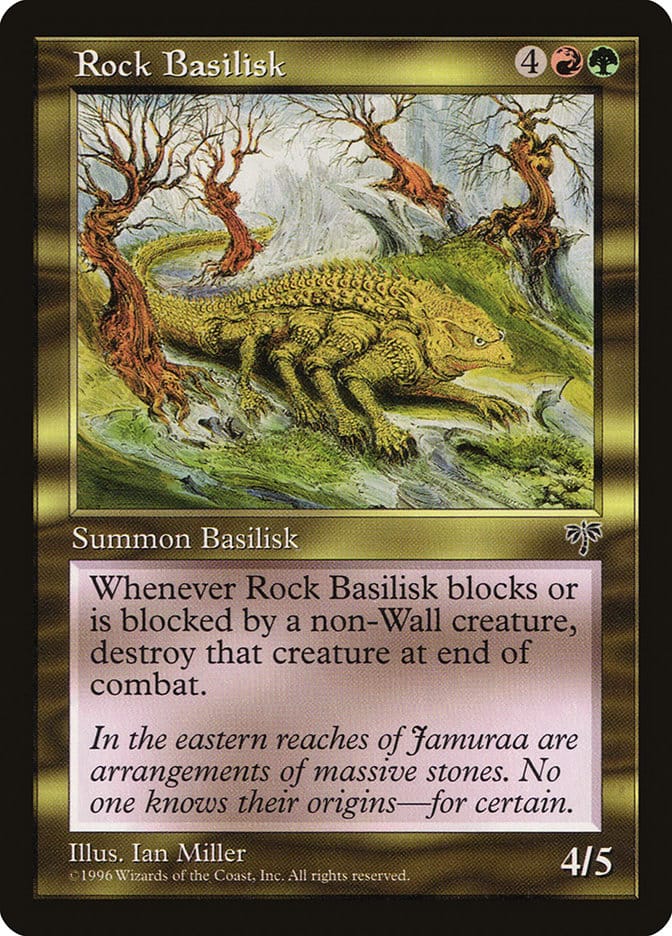 Rock Basilisk [Mirage] Magic: The Gathering