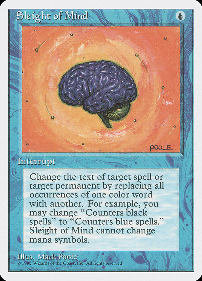 Sleight of Mind [Fourth Edition] Magic: The Gathering