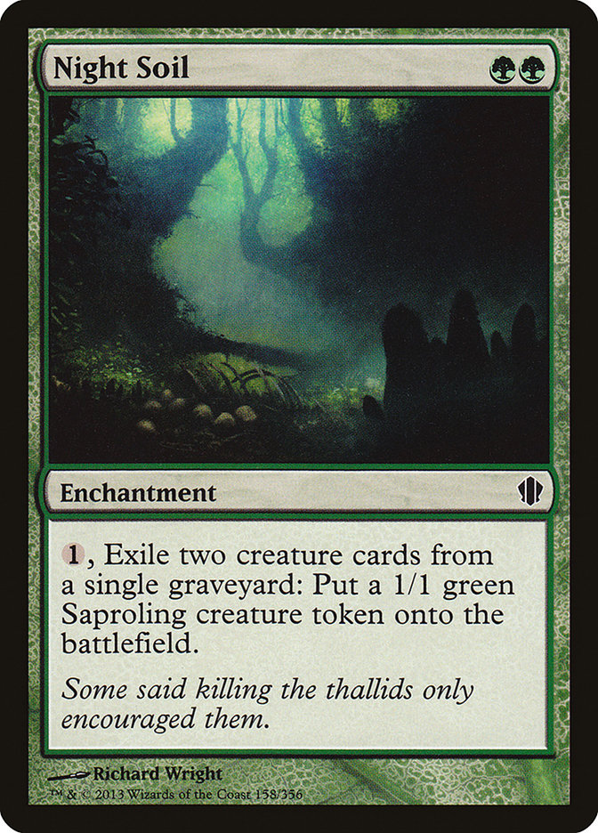 Night Soil [Commander 2013] Magic: The Gathering