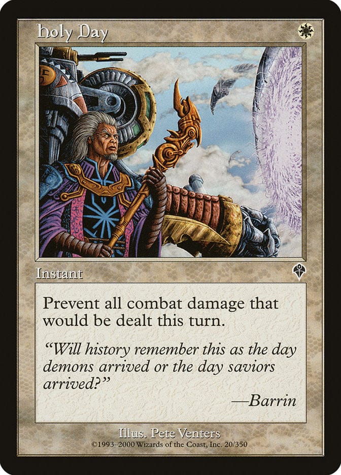 Holy Day [Invasion] Magic: The Gathering