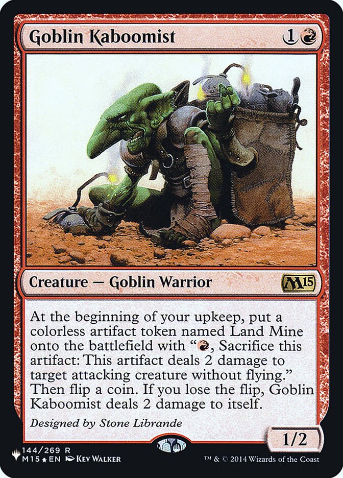 Goblin Kaboomist [Secret Lair: Heads I Win, Tails You Lose] Magic: The Gathering