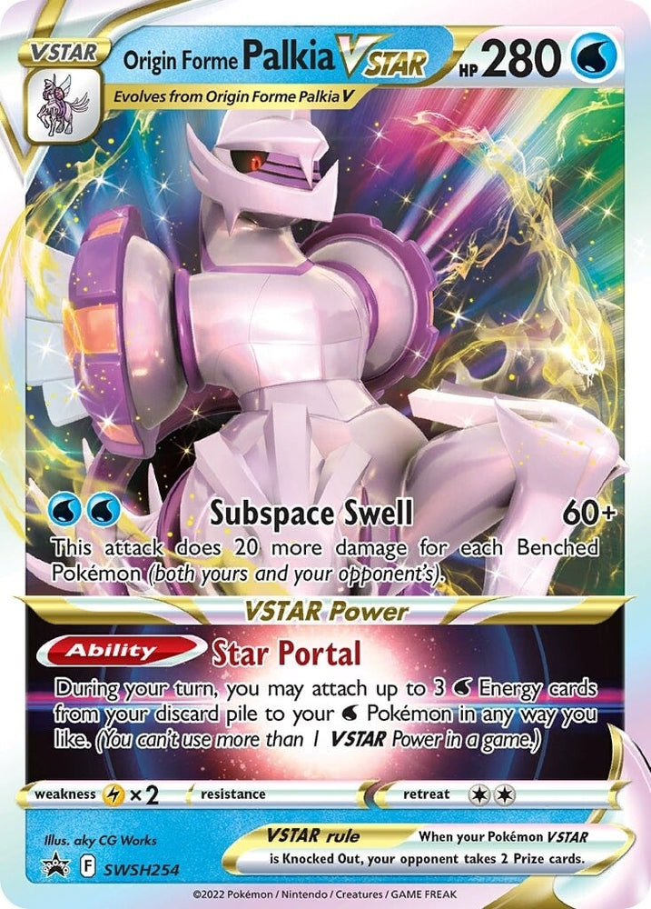 Origin Forme Palkia VSTAR (SWSH254) (Jumbo Card) [Sword & Shield: Black Star Promos] Pokémon
