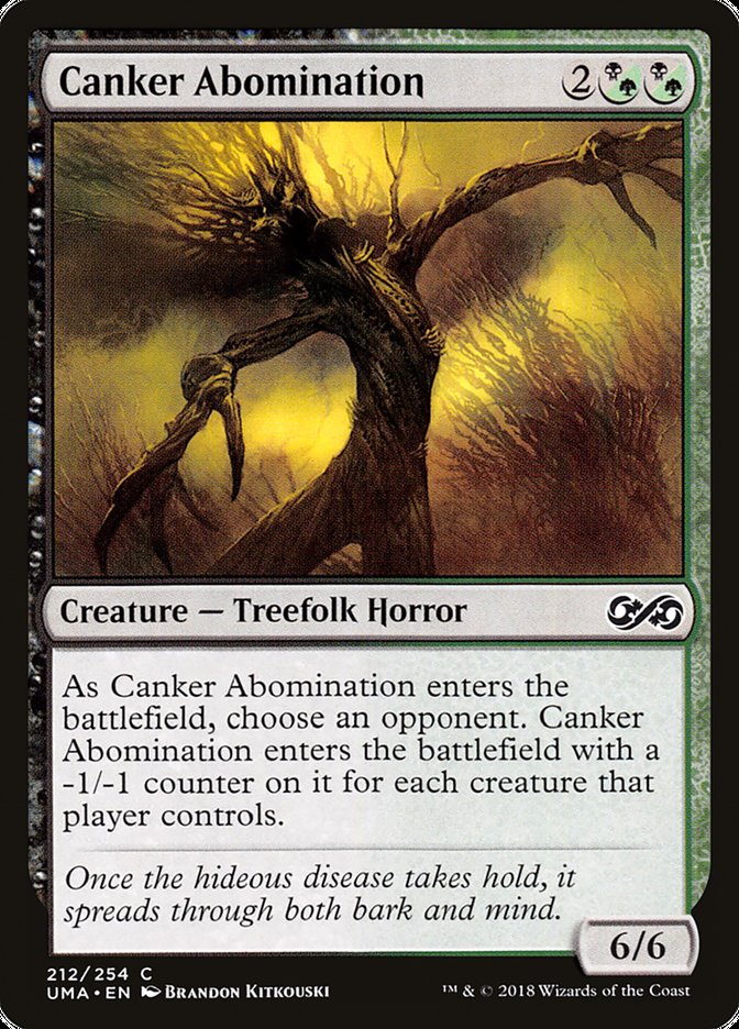 Canker Abomination [Ultimate Masters] Magic: The Gathering