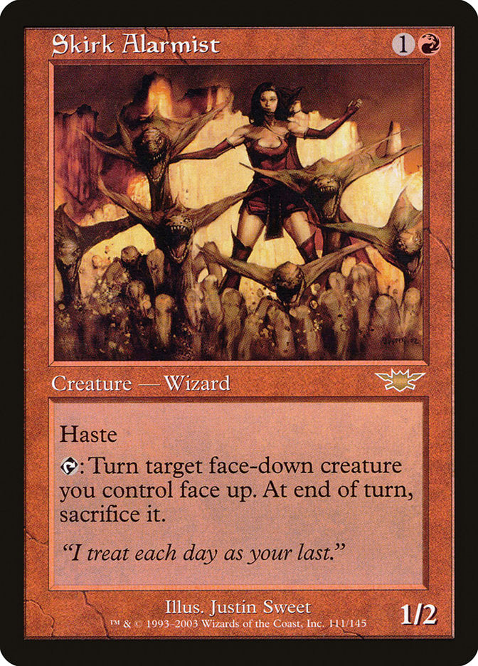 Skirk Alarmist [Legions] Magic: The Gathering