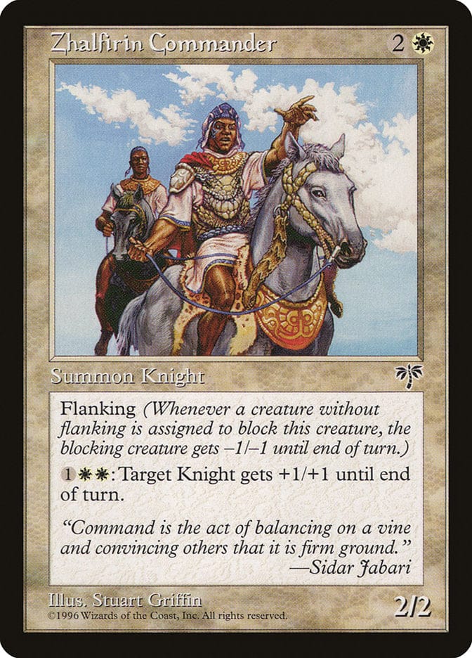 Zhalfirin Commander [Mirage] Magic: The Gathering